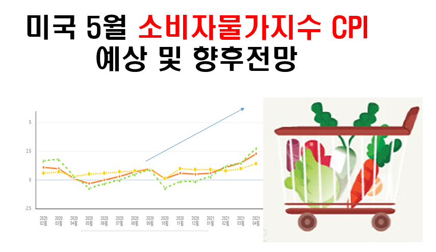  소비자물가지수 미국 5월 CPI 예상 및 향후전망