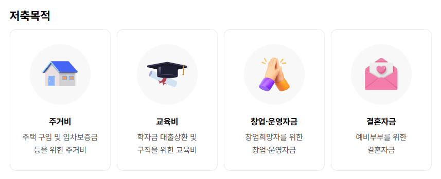 희망두배 청년통장 신청조건!