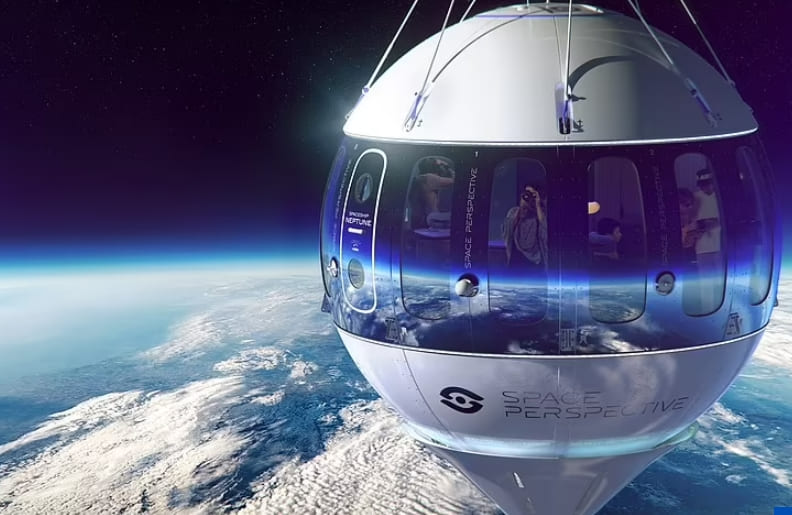 넵튠타고 지구 전경 감상 우주여행 곧 실현 VIDEO: Space Perspective plans amazing edge-of-space balloon trip touris