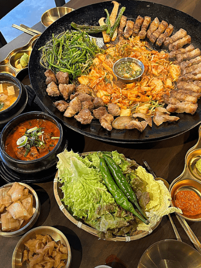 청라 맛집 &quot;홈치&quot; 음식