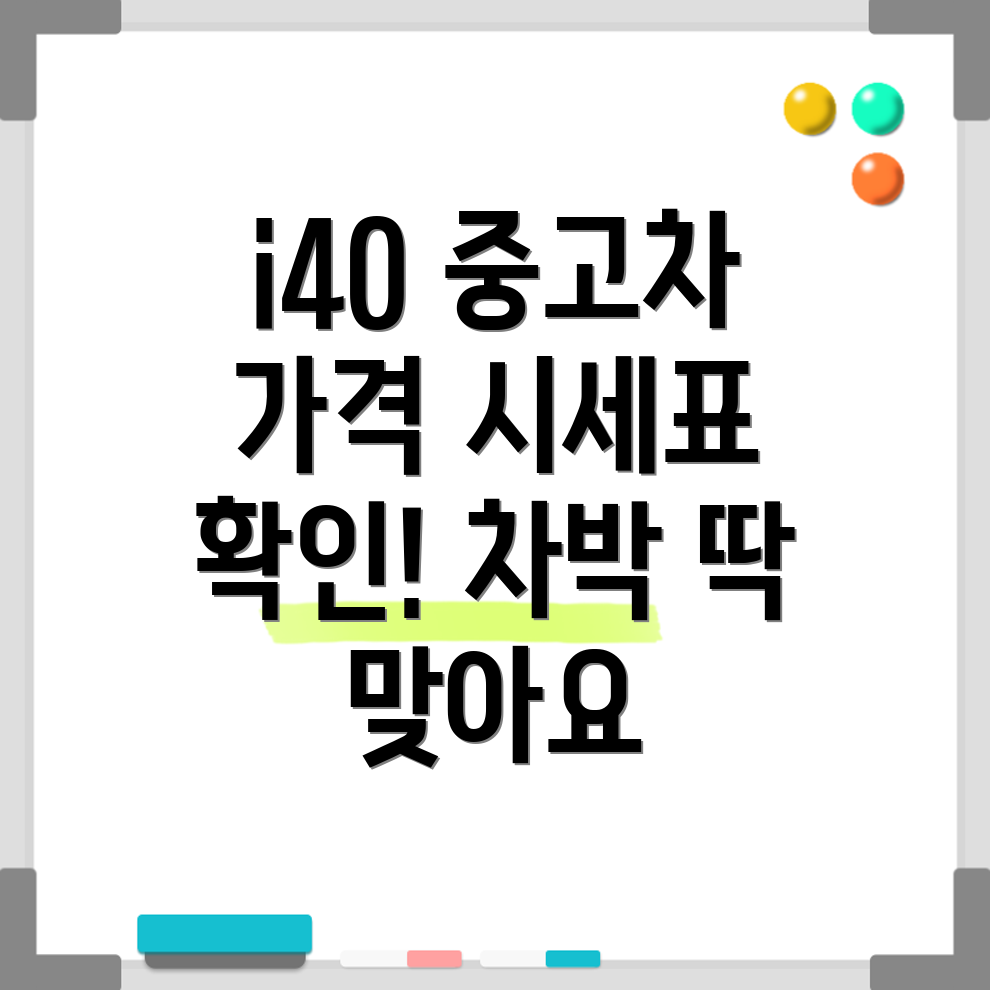 현대 i40 중고차
