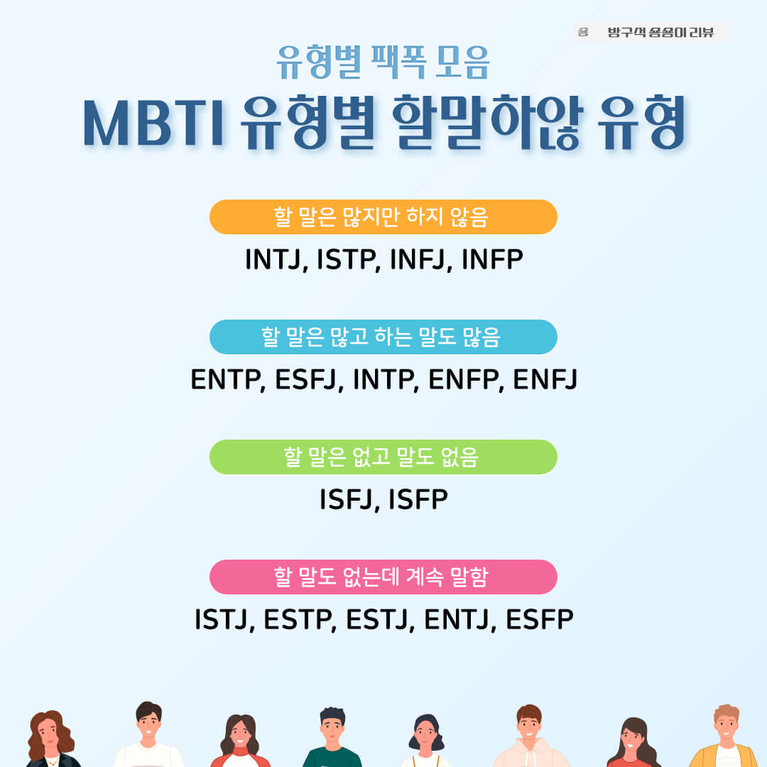 MBTI-유형별-할말하않-유형