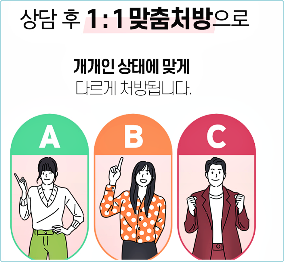 1:1 맞춤 처방