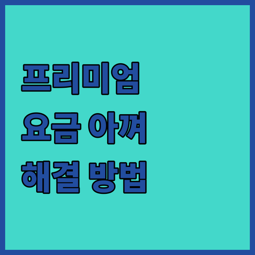 유튜브 프리미엄, 비싼 요금에 놀라지