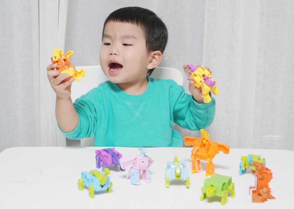 트랜스포머 숫자, 공룡로봇과 수놀이하자 8