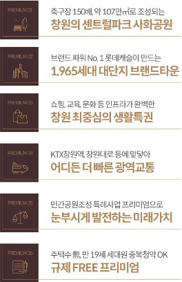 창원 롯데캐슬 포레스트 장점 6가지