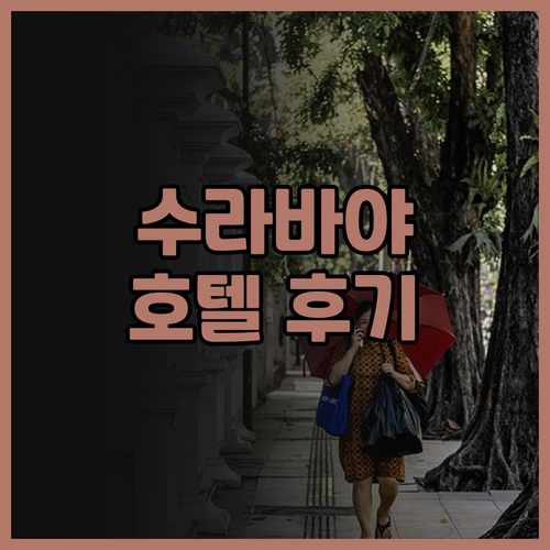 수라바야 여행의 시작 호텔 버를리안 