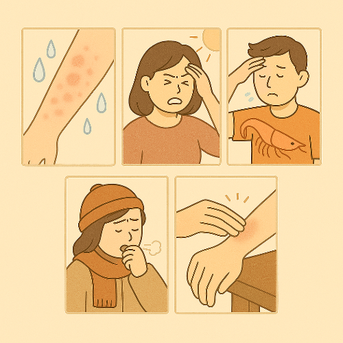 희귀 알레르기, 나도 몰랐던 반응의 정체
