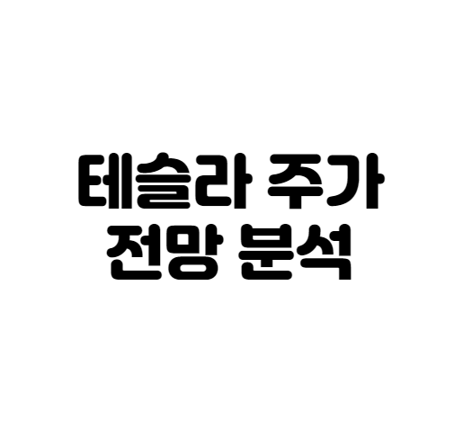  테슬라 주가 전망