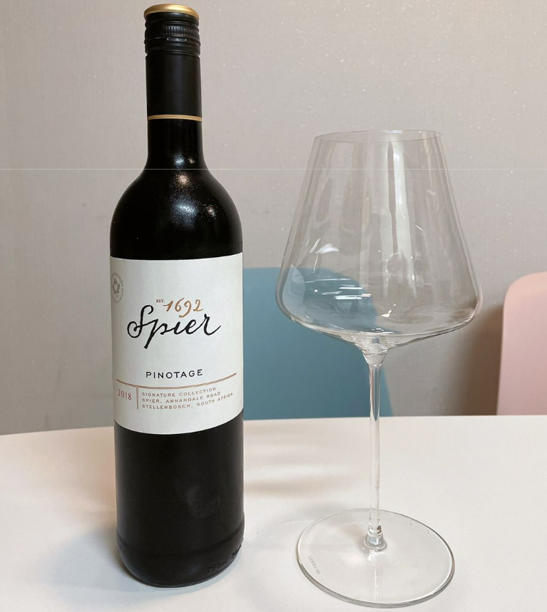  레드 와인: 스피어 시그니처 피노타지 2018 (Spier Signature Pinotage 2018)