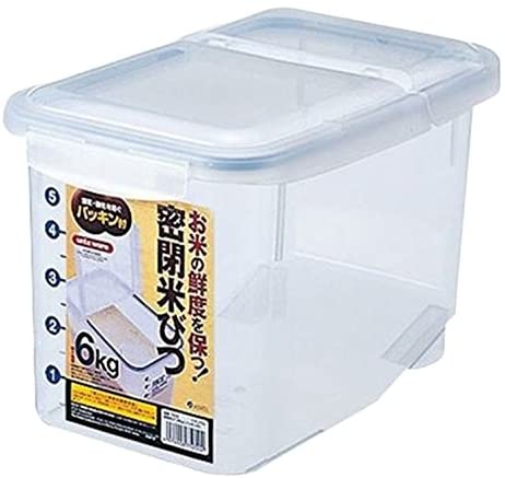  아스벨 밀폐 쌀통 패킹 부착 6kg