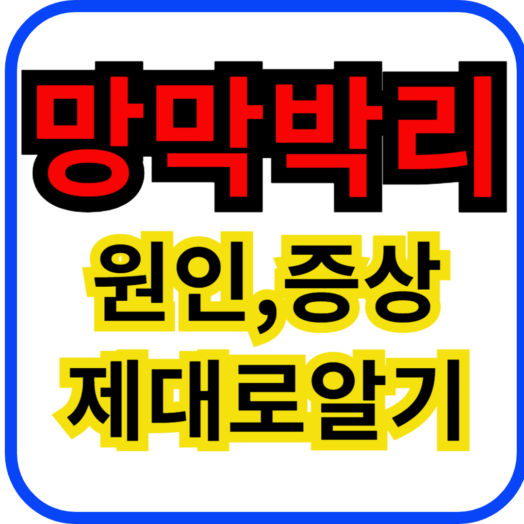 망막박리원인증상