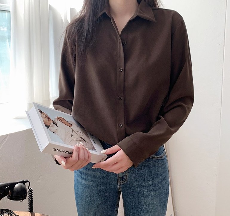  티데일리 여성용 루즈 소프트 피치셔츠