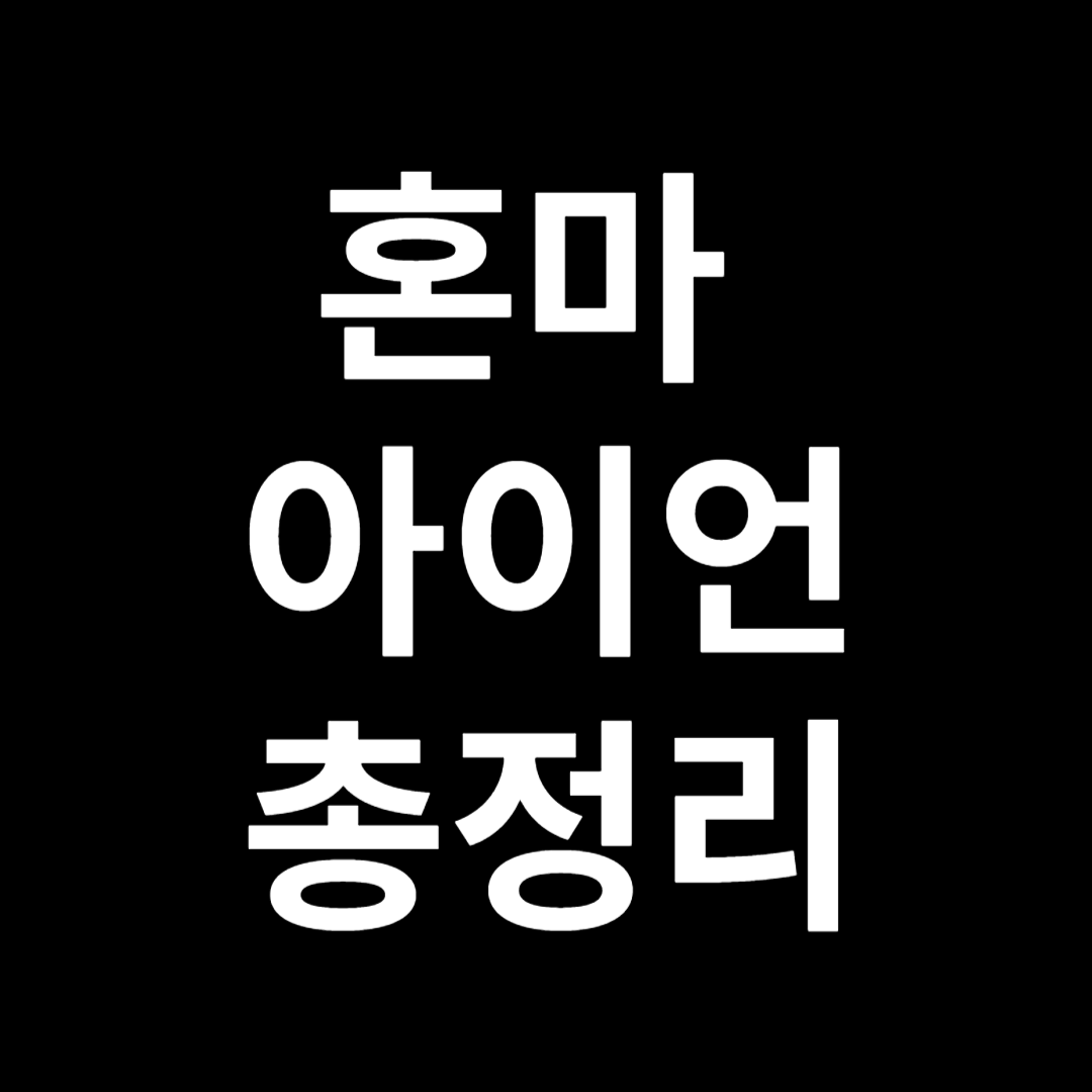 혼마아이언세트 총정리