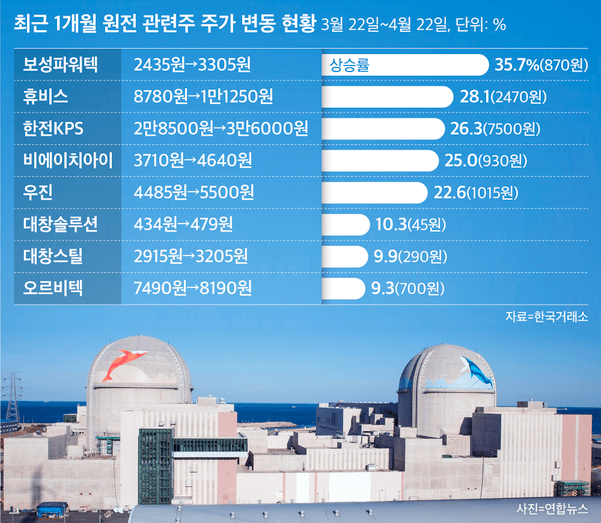  왜 투자자들은 원전 관련 주식에 베팅 할까