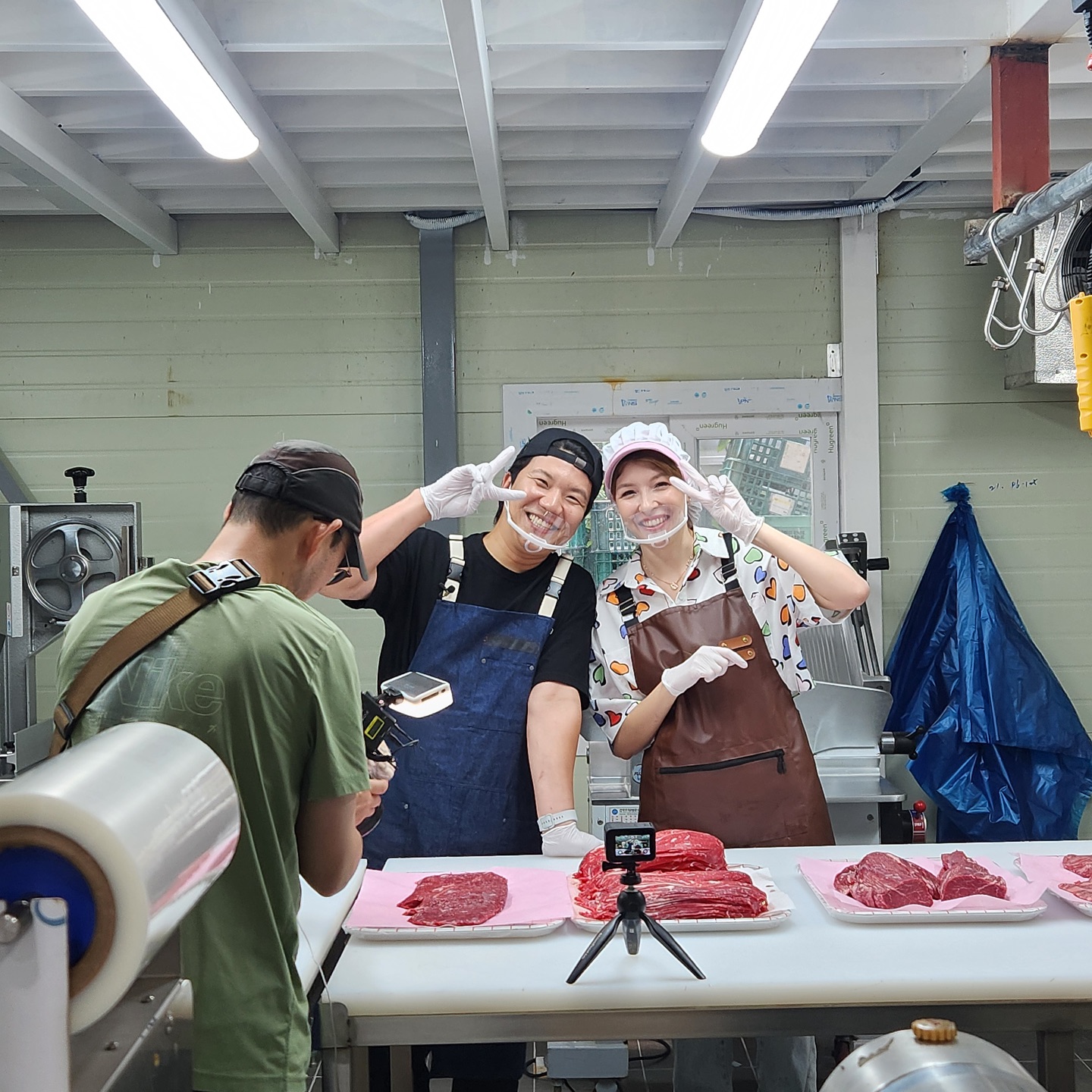 고결한우 직판장 내부