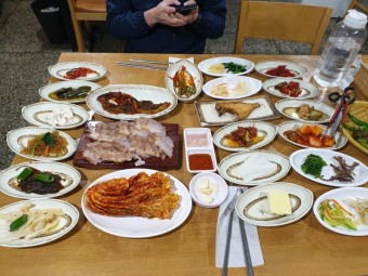 11000원 30첩 보쌈정식