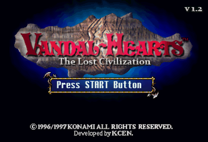 코나미 (Konami) Vandal Hearts Ushinawareta Kodai Bunmei - 반달 하츠 잃어버린 고대문명 영문패치 1.2 (세가 새턴 - SS)