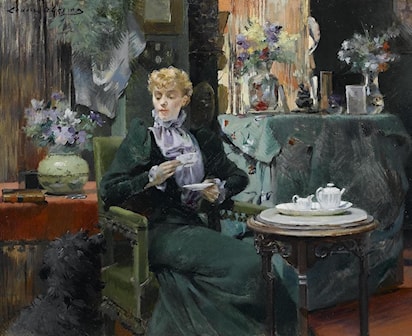루이즈 아베마(Louise Abbéma), 프랑스, 화가, 1853-1927