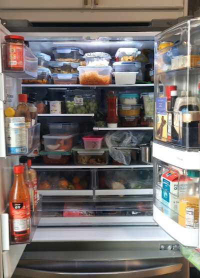냉장고 내부 모습