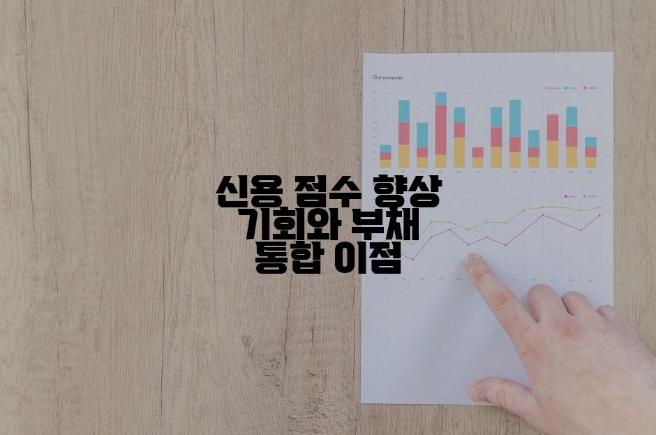 신용 점수 향상 기회와 부채 통합 이점