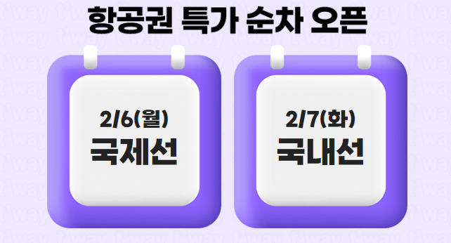  티웨이항공 메가 얼리버드 이벤트