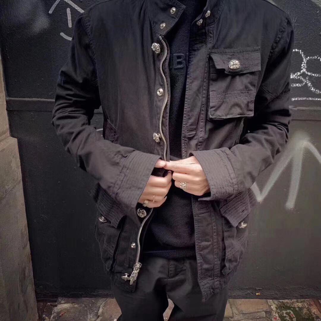  [CHROME HEARTS] 크롬하츠 집업 버튼 자켓