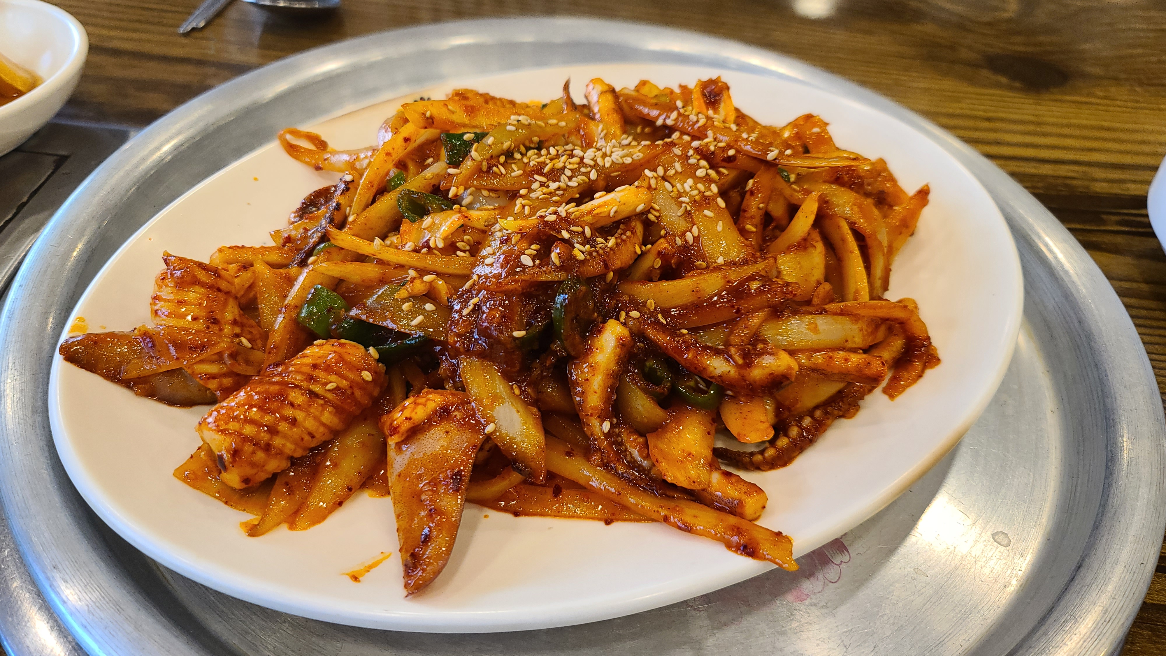 천안 두정동 목연식당 오징어 볶음 맛있는 점심메뉴 이건 어때요