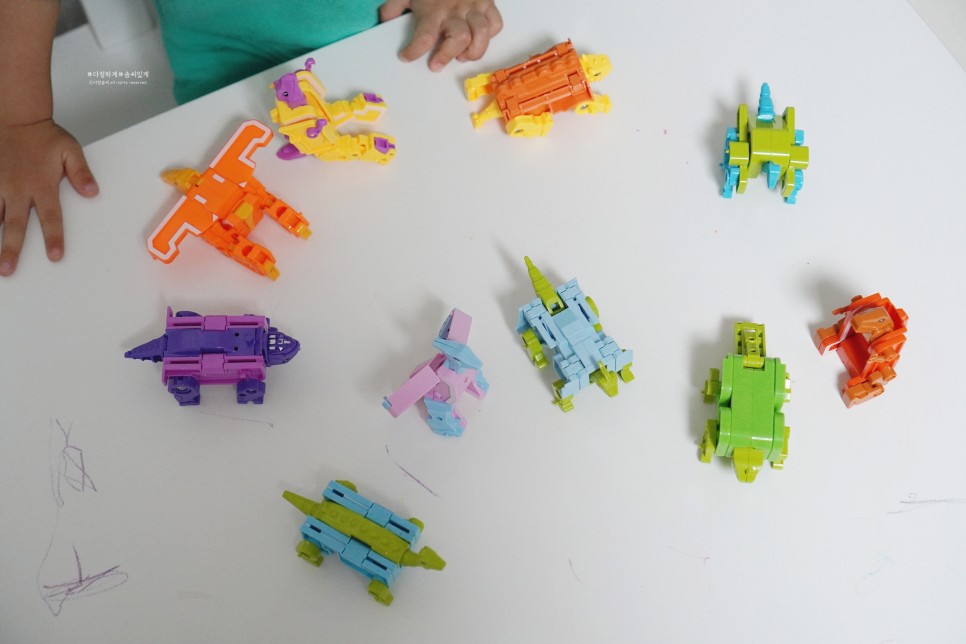 트랜스포머 숫자, 공룡로봇과 수놀이하자 12