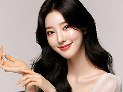 설명하는 여성