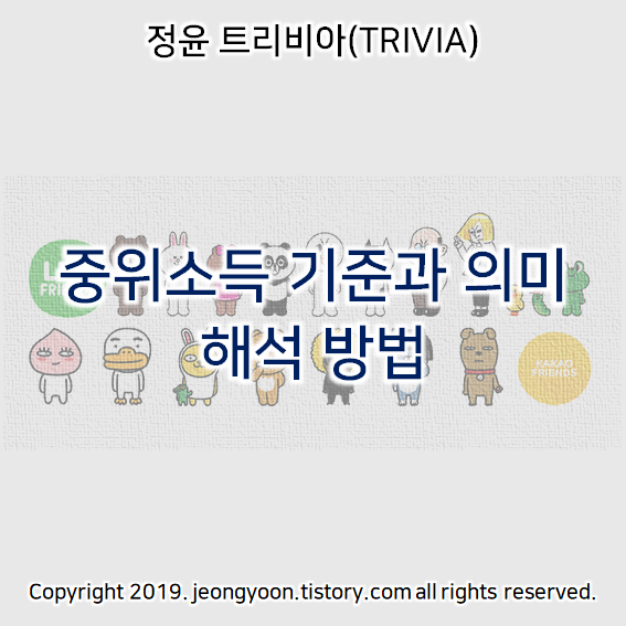  중위소득 기준과 의미 해석 방법