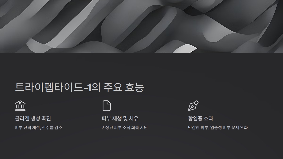 트라이펩타이드-1 효능