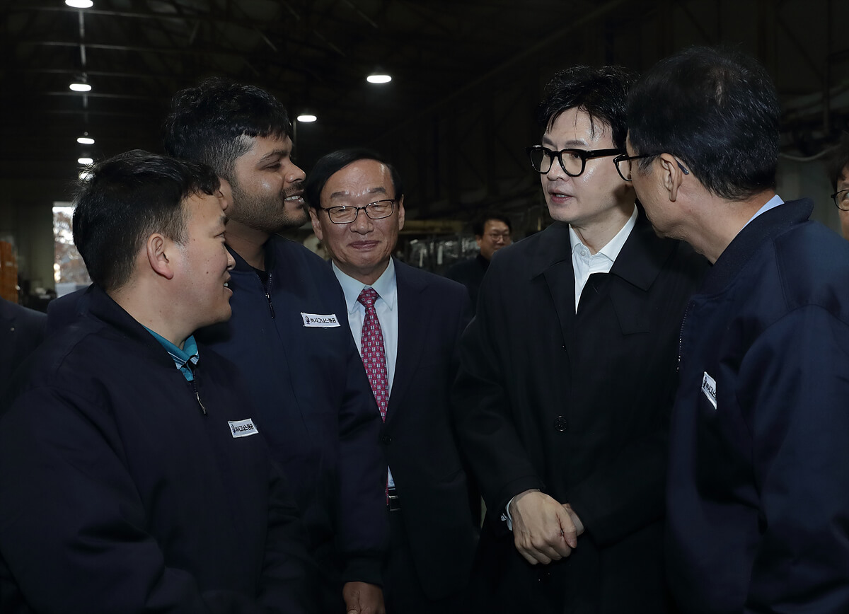 한동훈 법무부장관-대구 달성산업단지 방문