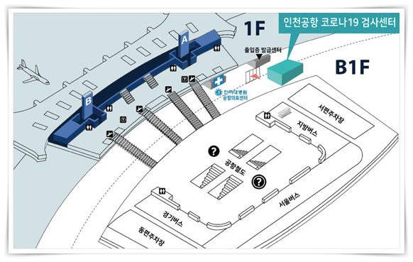인천공항T2 코로나검사센터