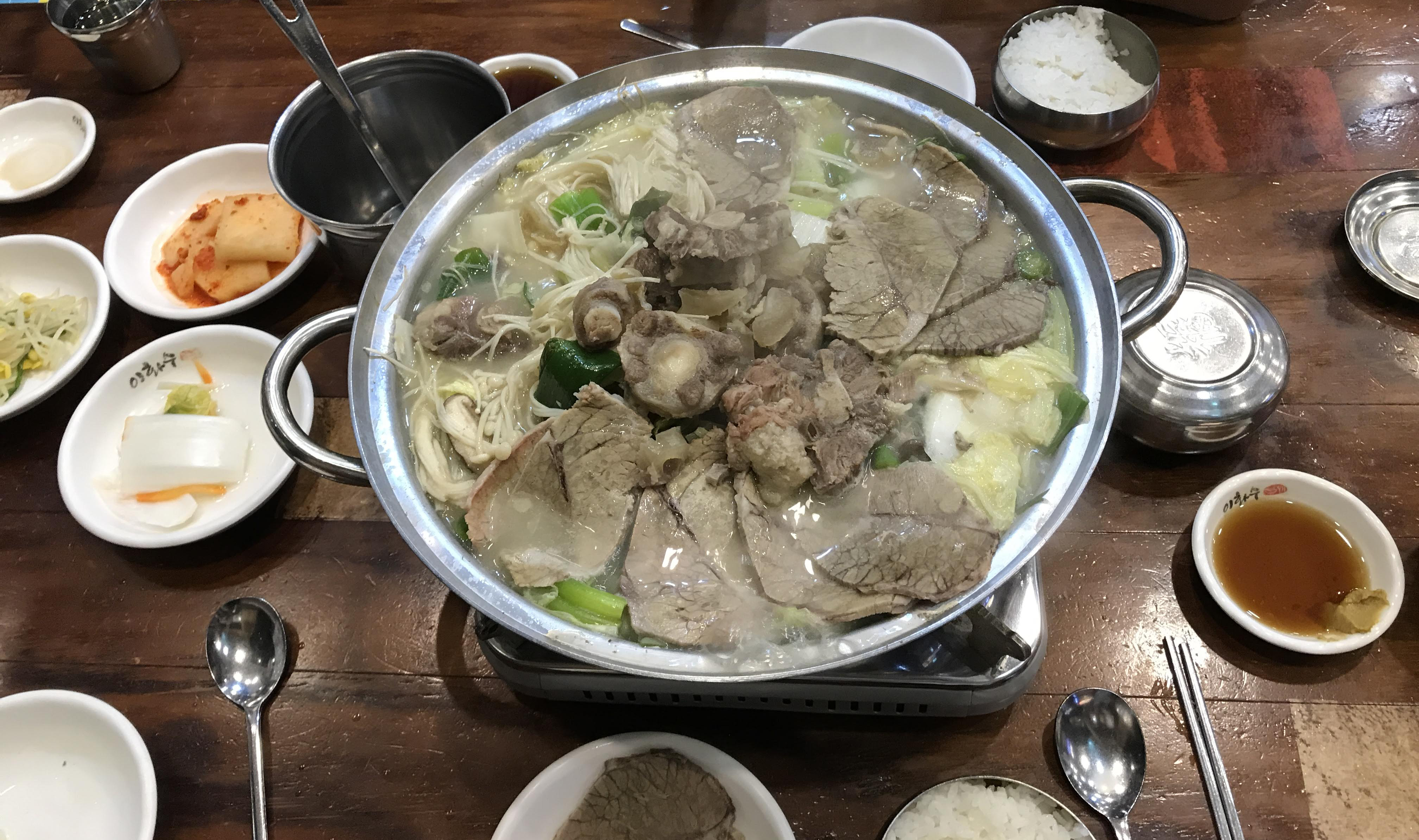  이화수전통육개장 너무 매웠던 모듬수육전골, 용산 아이파크몰