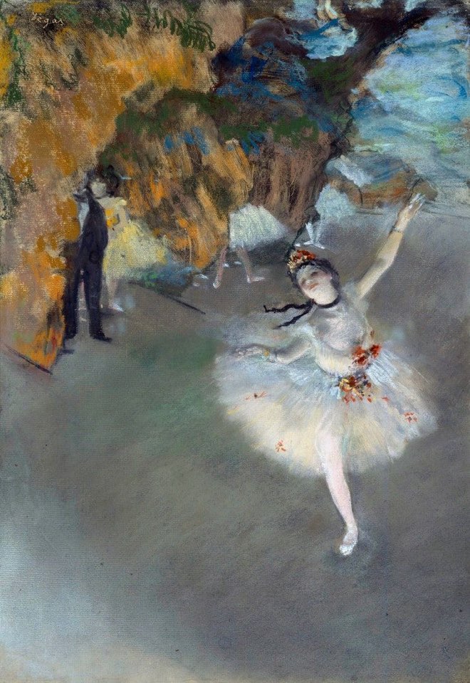  [그림 한 모금] 에드가 드가 ( Edgar Degas ), 화려한 무대 뒤편의 어두운 실재