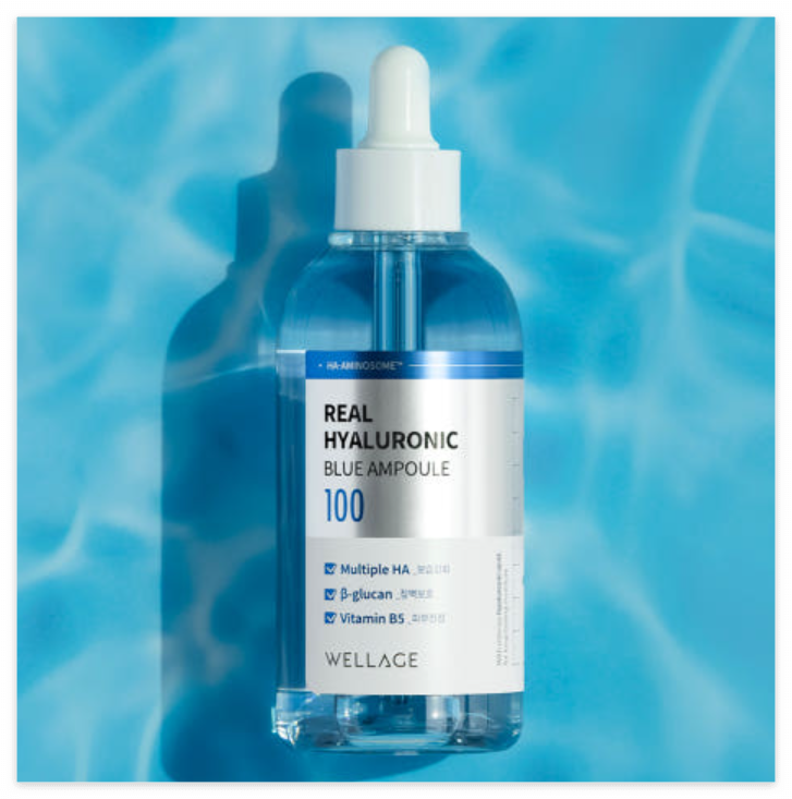 웰라쥬 히알루로닉 블루 앰플(Wellage Real Hyaluronic Blue Ampoule)