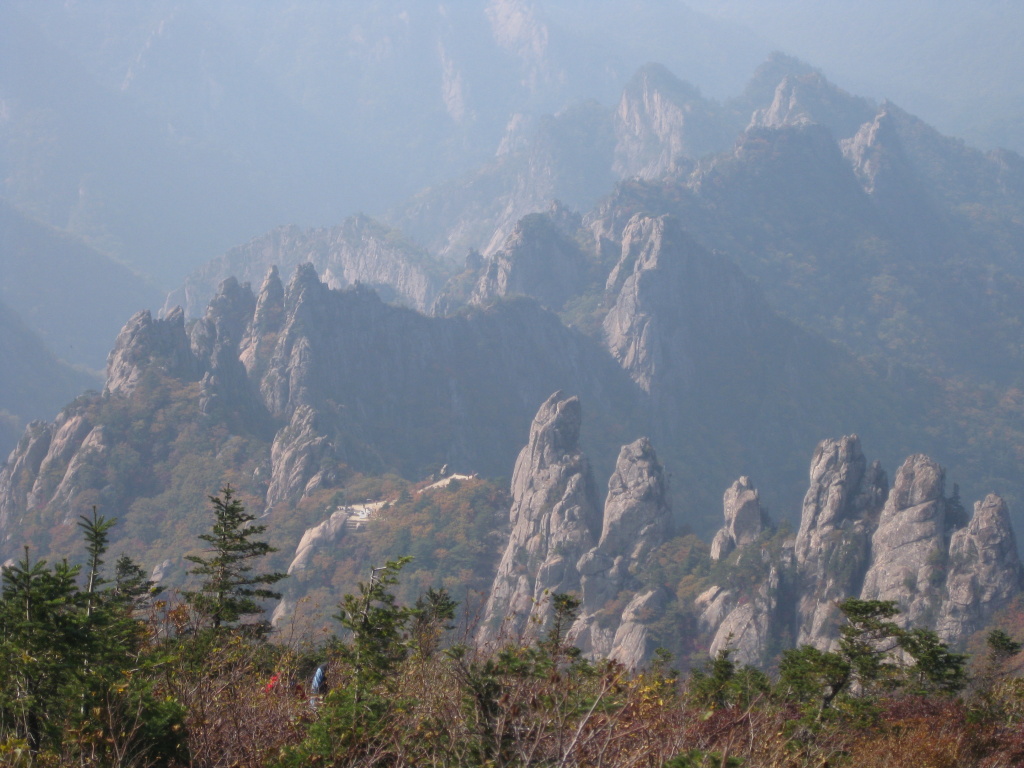  부자 설악산 산행기 2편 // 비 내리는 설악산