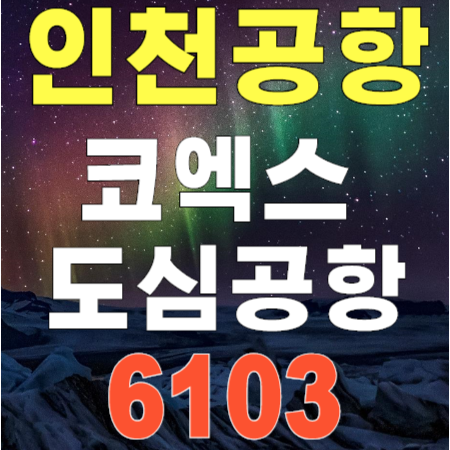 6103번 인천공항 리무진 버스 - 코엑스