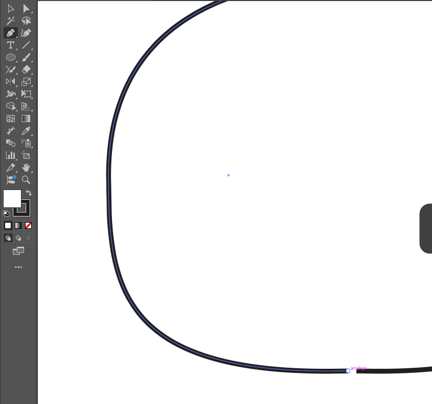 펜툴 아아이콘 누르기