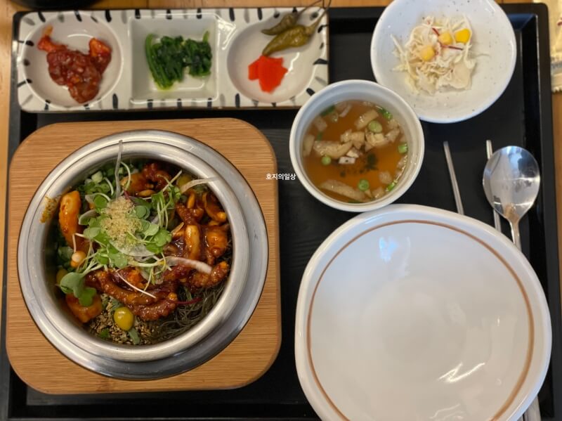 용산 용산역 솥밥 맛집 식당 한강솥 - 메뉴 낙지 솥밥