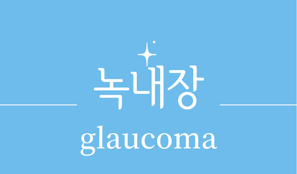 &#39;녹내장(glaucoma)&#39;