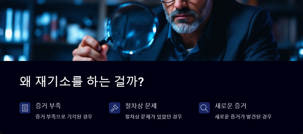 검찰 재기소 과정 쉽게 이해