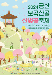 금산보곡산골산벚꽃축제_포스터