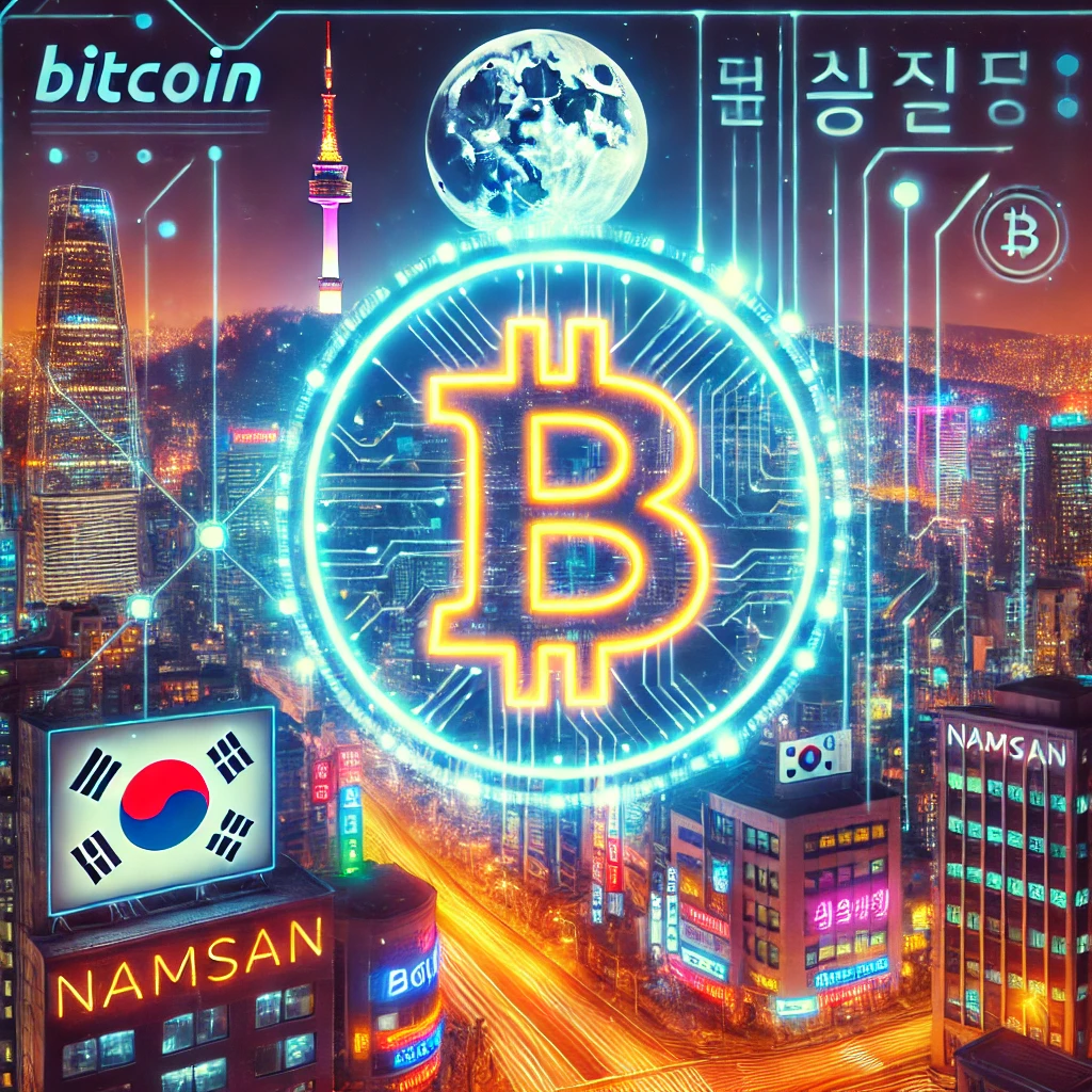대한민국의 비트코인 이미지