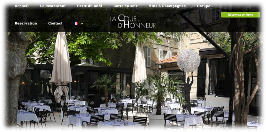 아비뇽 여행 맛집 La Cour d&#39;Honneur - Restaurant Avignon Centre Ville 
(라 쿠르 도뇌르 - 레스토랑 아비뇽 센터 빌)