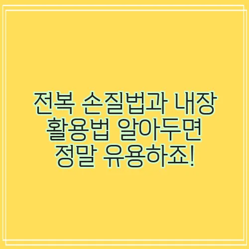전복 손질법과 내장 활용법 알아두면 정말 유용하죠!