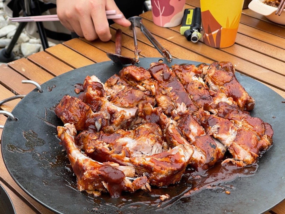 / 쩝쩝박사님들과 신나는 먹부림 [캠핑기록] 수주팔봉 노지캠핑 39