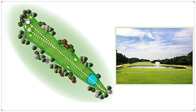 도고CC 인 코스 18번 홀