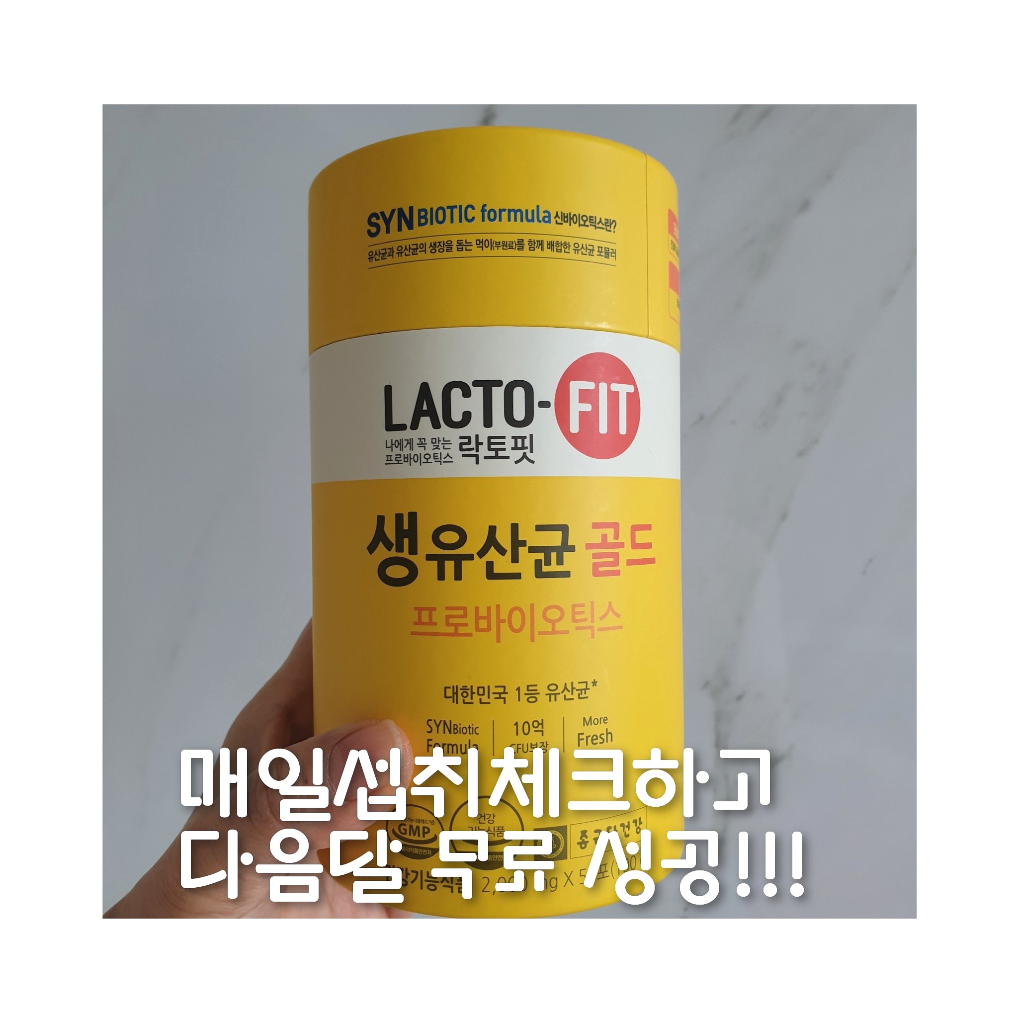  락토핏 왓비타 챌린지로 건강 챙기는 습관